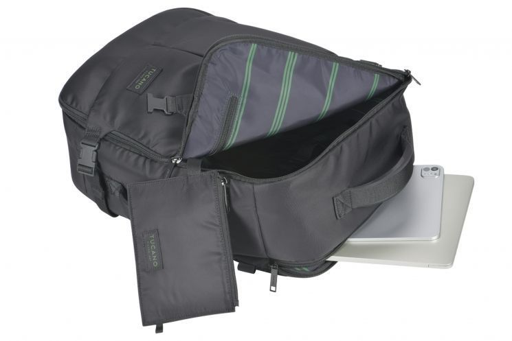 Рюкзак дорожній Tucano TUGO Premium ML 18", 28.5л, чорний RC_BKTUGP-ML-BK фото