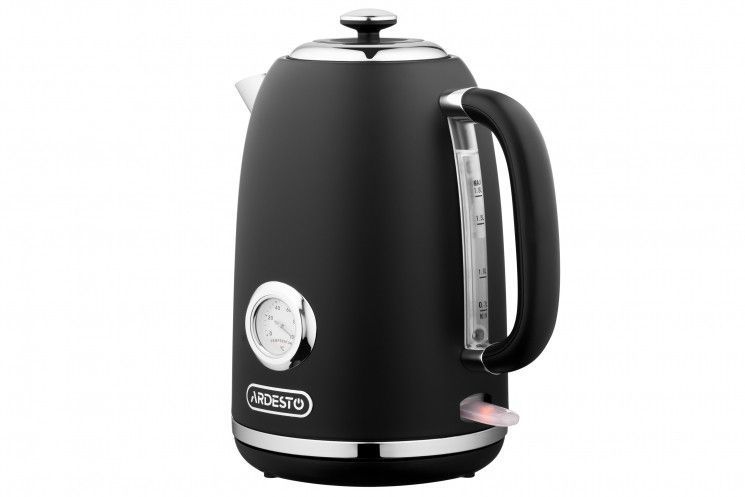 Электрочайник Ardesto EKL-F410BM Vintage Dream EKL-F410BM, 1.8л, металл, мат, STRIX, черный RC_EKL-F410BM фото