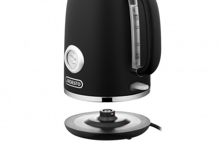 Электрочайник Ardesto EKL-F410BM Vintage Dream EKL-F410BM, 1.8л, металл, мат, STRIX, черный RC_EKL-F410BM фото