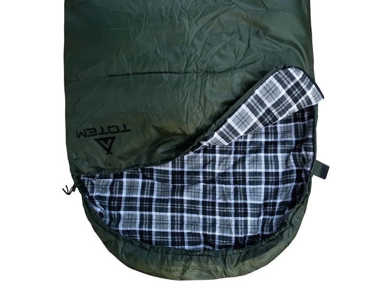 Спальний мішок Totem Ember Plus ковдра з капюшом лівий olive 190/75 UTTS-014 TM_UTTS-014-L фото