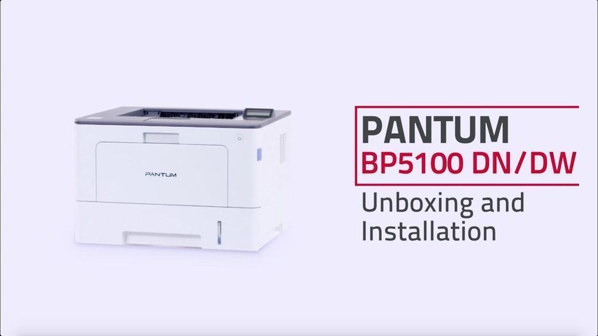 Принтер моно A4 Pantum BP5100DW 40ppm Duplex Ethernet WiFi RC_BP5100DW фото