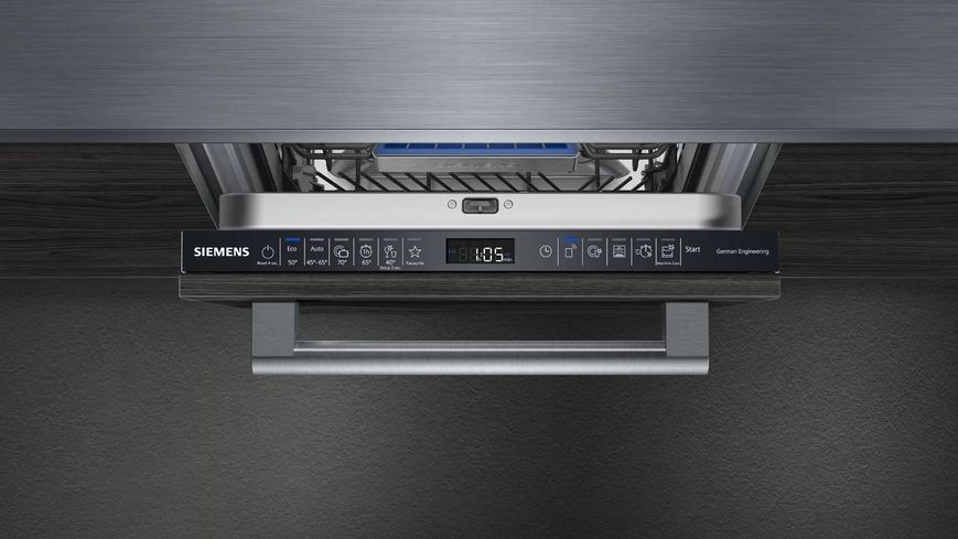 Посудомоечная машина Siemens встроенная, 10компл., A+++, 45см, дисплей, 3й корзина, белая RC_SR65ZX10MK фото