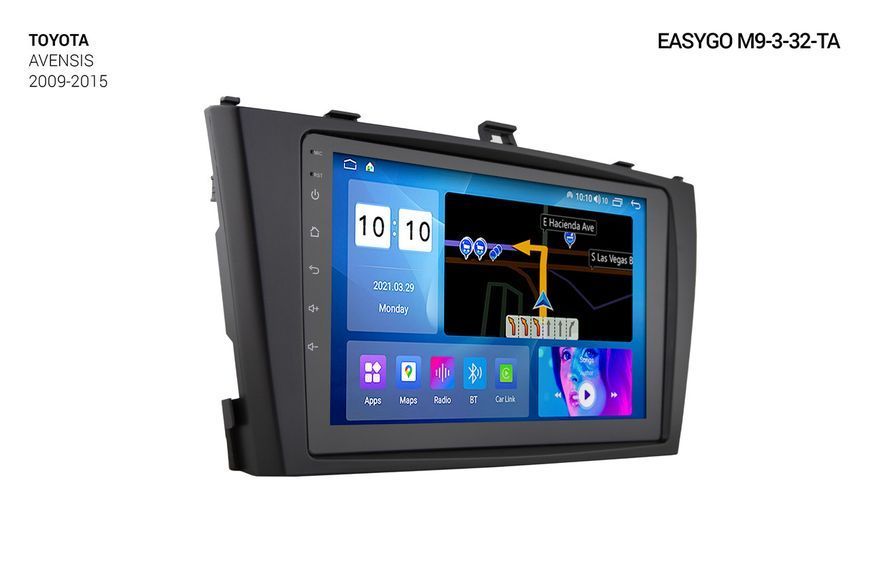 Штатна автомагнітола EasyGo M9-3-32-TA Toyota Avensis 2009-2015 MA_M9-3-32-TA фото