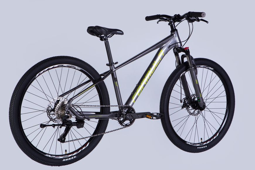 Велосипед AL 26" Formula ZEPHYR 3.0 DD CS рама-14" серо-зеленый 2025 VT_OPS-FR-26-784 фото