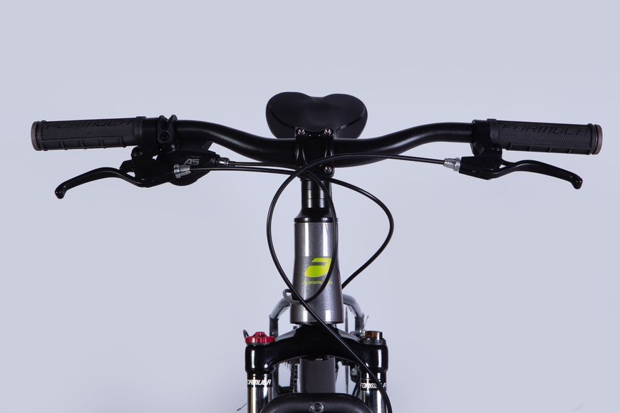 Велосипед AL 26" Formula ZEPHYR 3.0 DD CS рама-14" серо-зеленый 2025 VT_OPS-FR-26-784 фото
