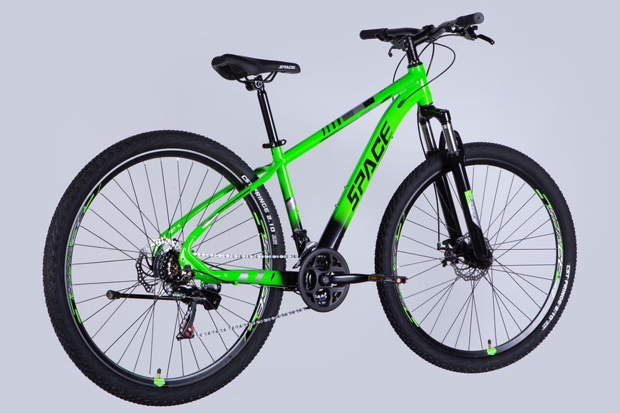 Велосипед AL 29" SPACE MERCURY DD FR рама-16" зелено-черный 2025 VT_OPS-SP-29-094 фото