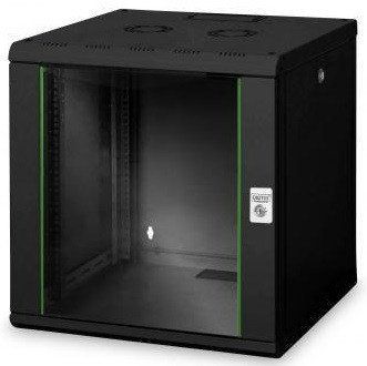 Шафа DIGITUS 19", 12U, 600x600 мм, Wall Mounting Unique, чорна RC_DN-1912U-6/6-SW фото