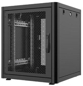 Шкаф 19", 12U, GTN, перфорированная дверь, 600x600 мм, черный MIRSAN RC_MR.GTN12U66DE.01_PRF63 фото