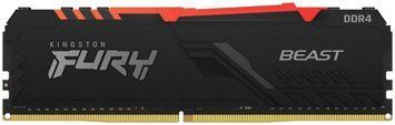 Память ПК Kingston DDR4 16GB 3200 FURY Beast RGB RC_KF432C16BB12A/16 фото