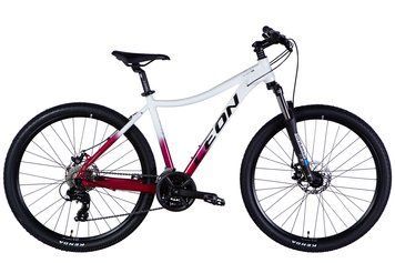 Велосипед AL 27,5" Leon XC LADY 105 DD CS рама-18" белый с малиновым 2025 VT_OPS-LN-27,5-004 фото