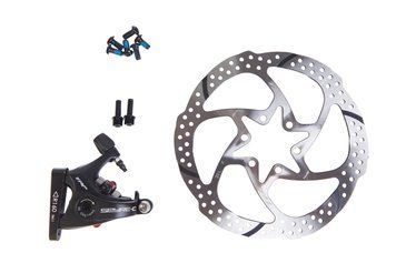 Тормоз дисковый TRP Spyre FLAT MOUNT из Адапт. задн. 160mm с ротором VT_DISC-059 фото