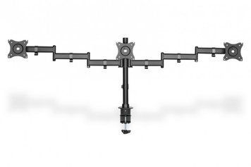 Крепление для монитора Digitus Triple Monitor Clamp, 15-27", с наклоном, поворотом RC_DA-90362 фото