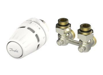 Danfoss Комплект термостатичний Regus M30x1.5+RLV-KB, 1/2", кутовий RC_015G5307 фото