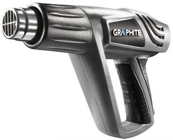 Фен будівельний GRAPHITE 2000Вт 80/600&deg;С 350/550л/хв 0.9кг RC_59G524 фото