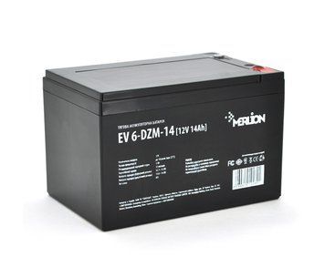 Тягова акумуляторна батарея MERLION EV 6-DZM-14 12V 14Ah M5 (151х98х100) U_10280 фото