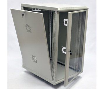 Шафа Voltronic 21U, 600х800х1040 мм (Ш * Г * В), акрилове скло, сира U_17129 фото