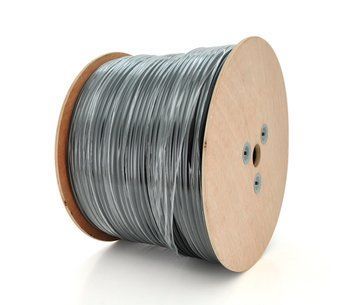 Кабель КНП UTP (25*2*0.5) 4p 24 AWG, Merlion, (CCA), изоляция ПЭ, для нар. работ, 500м, Black U_27387 фото