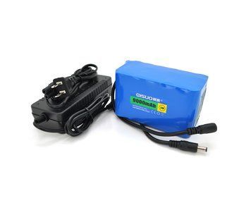 Акумуляторна батарея літієва QiSuo 24V 9Ah з елементами Li-ion 18650 (110x58x67) + зарядний пристрій U_26018 фото