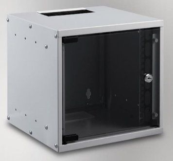 Монтажна шафа MIRSAN SOHO 10" 6U 306x300, RAL 7035 RC_MR.SOH06U30DE.02 фото