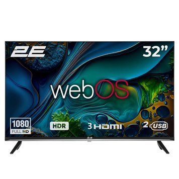 Телевизор 32" 2E LED FHD 60Hz Smart WebOS Black RC_2E-32A07KW фото