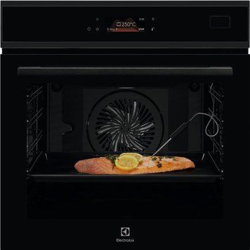 Electrolux Духова шафа електрична, 70л, А++, пар, дисплей, конвекція, ф-ція пароварки, телескопічні RC_EOB8S39H фото