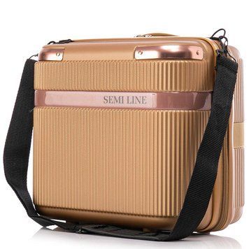 Б'юті-кейс Semi Line 16L Gold (T5667-1) DS_DAS302653 фото