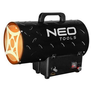 Тепловая пушка газовая Neo Tools, 15кВт, 150м кв, 580м куб/ч, черный RC_90-083 фото