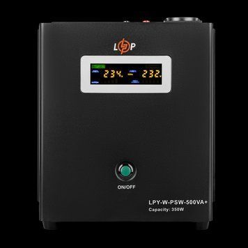 ДБЖ з правильною синусоїдою 12V LPY-W-PSW-500VA+(350Вт)5A/10A LP_4142 фото