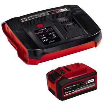Набір акумулятора та зарядного пристрою Einhell Boostcharger PXC, 1х18В, 4-6А&bull;год 6A, 1х18В,1х4-6А&bull;год, ЗП 6А, 1.88кг RC_4512143 фото