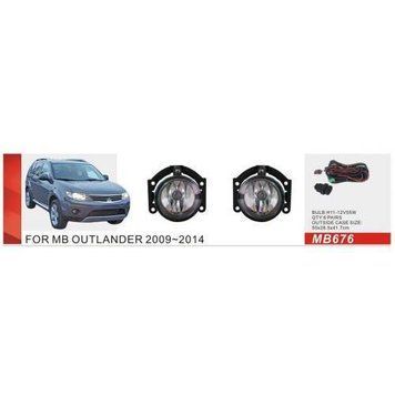 Фары доп.модель Mitsubishi Outlander XL 2009-14/Triton/L200 2015-/MB-676/H11-12V55W/эл.проводка (MB- OL_30951 фото