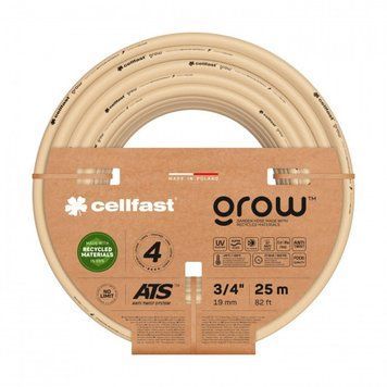 Шланг садовый Cellfast GROW 3/4" 25 м, 4 слоя, до 27 Бар, -20&hellip;+60&deg;C RC_13-521 фото