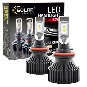 LED автолампа Solar H11 12/24V 6500K 8000Lm 60W ZES Chip, Комплект 2 шт LI_8311 фото