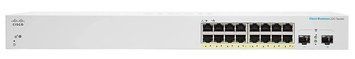 Коммутатор Cisco CBS220 16хGE, PoE, 2x1G SFP, Smart RC_CBS220-16P-2G-EU фото