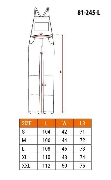 Робочий напівкомбінезон Neo Tools HD+ [81-245-XXL] RC_81-245-XXL фото