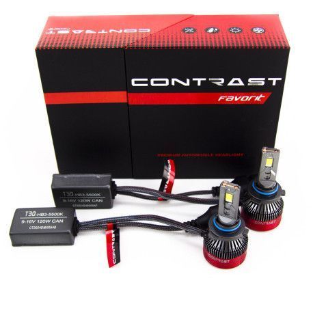 Лампи Contrast T30 HB3 CANBUS 5500K KL_5222 фото