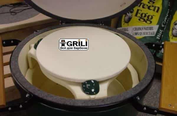 Плоская глиняная форма для выпекания для М Big Green Egg (BSM / 401007) GR_003126 фото