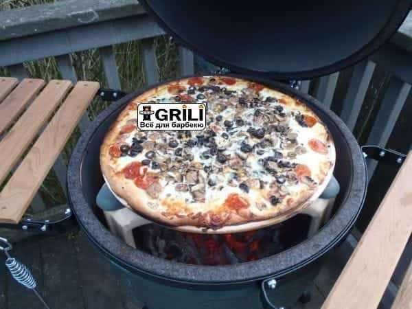 Плоская глиняная форма для выпекания для М Big Green Egg (BSM / 401007) GR_003126 фото