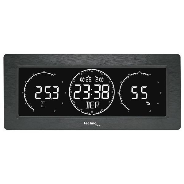 Часы настольные Technoline WT458 Black (WT458) DS_DAS302480 фото