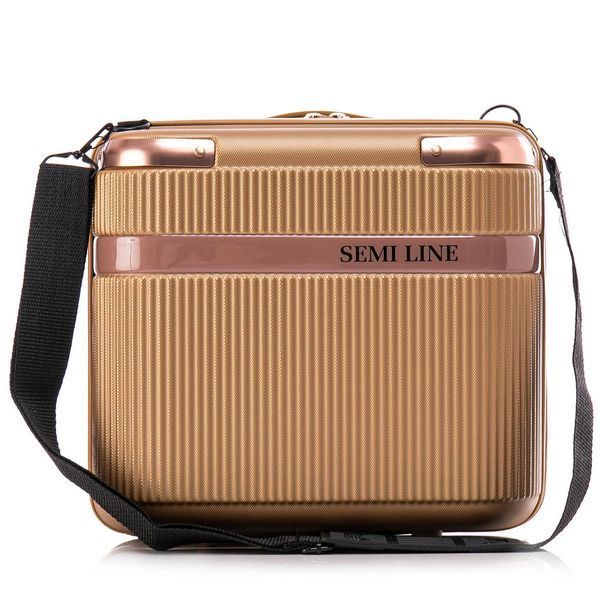 Бьюти-кейс Semi Line 16L Gold (T5667-1) DS_DAS302653 фото