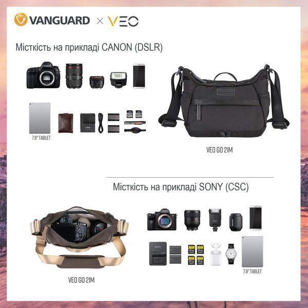 Сумка Vanguard VEO GO 21M Black (VEO GO 21M BK) DS_DAS301316 фото