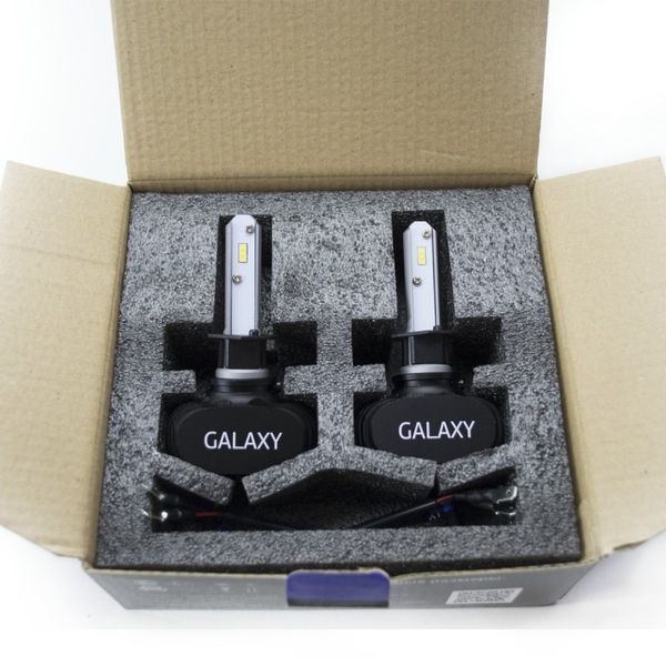 LED лампы Galaxy Zes H1 5000k, комплект 2 шт KL_1531 фото