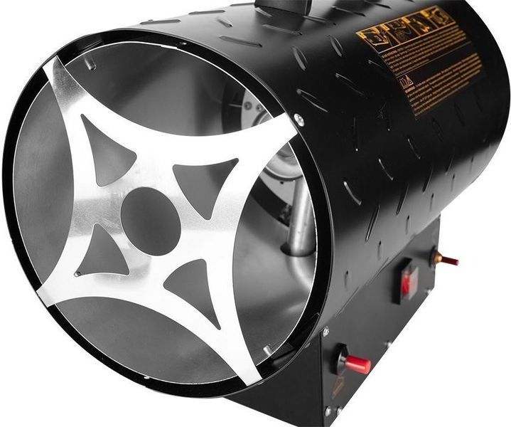 Теплова гармата газова Neo Tools, 15кВт, 150м кв, 580м куб/год, чорний RC_90-083 фото