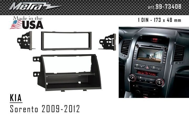 Переходная рамка KIA Sorento Metra 99-7340B AV_99-7340B фото