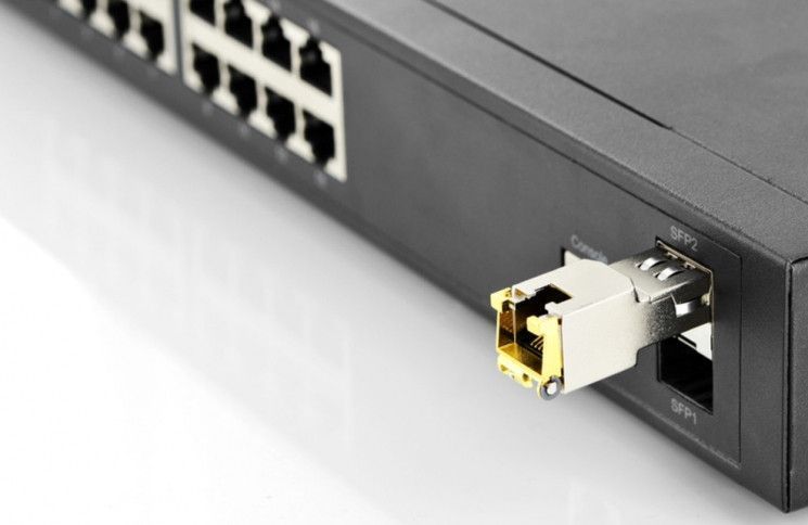 Модуль DIGITUS 1.25 Gbps Copper SFP, 100m, RJ45, 10/100/1000Base-T RC_DN-81005 фото