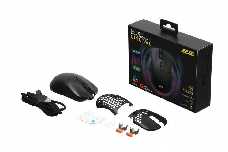 Мышь 2E GAMING HyperDrive Lite WL RC_2E-MGHDL-WL-BK фото