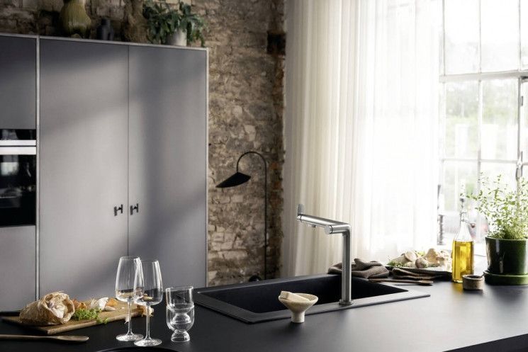 Смеситель для кухни Hansgrohe Aqittura M91, длина излива - 285мм, поворотный, 1рычаг, FilterSystem 240, под RC_76804800 фото