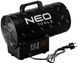 Теплова гармата газова Neo Tools, 15кВт, 150м кв, 580м куб/год, чорний RC_90-083 фото 2