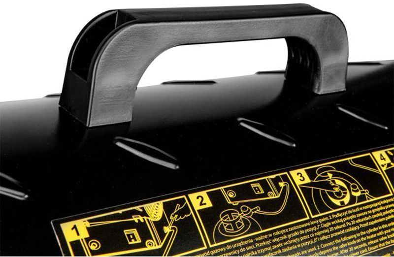 Теплова гармата газова Neo Tools, 15кВт, 150м кв, 580м куб/год, чорний RC_90-083 фото