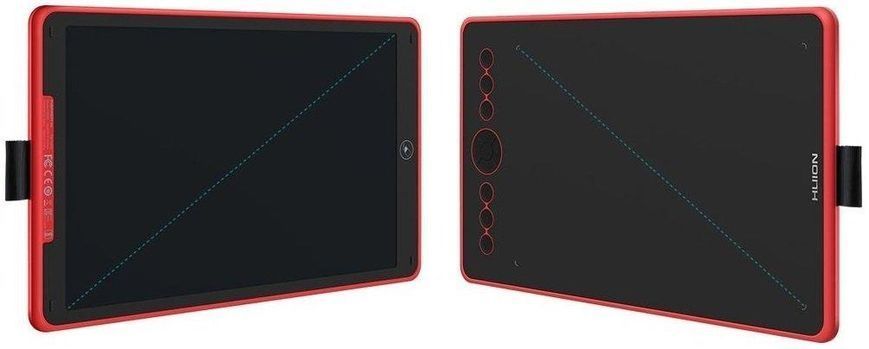 Графічний планшет Huion 9"x5.6" H320M USB-C, червоний RC_H320MCR фото