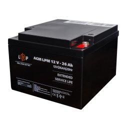 Акумулятор AGM LPM 12V - 26 Ah під болт М5 LP_22883 фото
